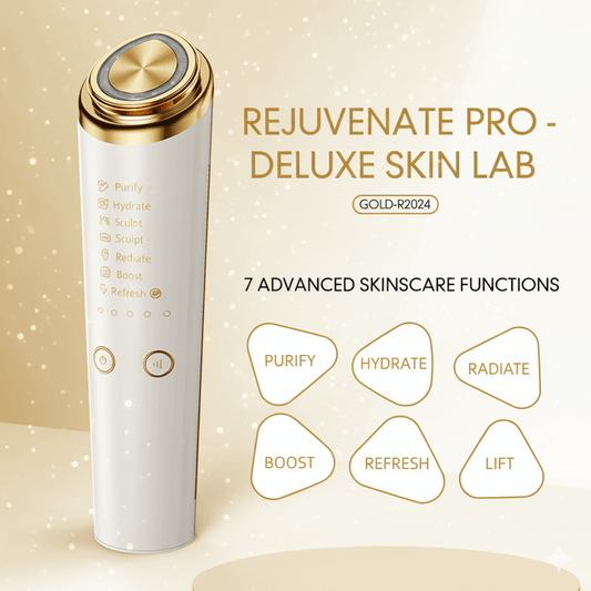 Eye Lifting And Tightening Beauty Instrument showcasing advanced skincare functions and elegant design.