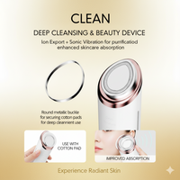 Eye Lifting And Tightening Beauty Instrument with deep cleansing and sonic vibration for radiant skin absorption.