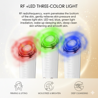 Eye Lifting And Tightening Beauty Instrument with three-color LED lights for skin firming, moisturizing, and deep cleansing.